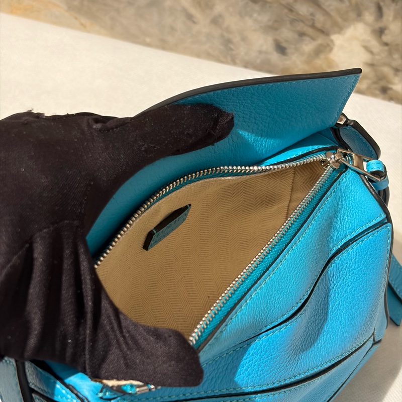 LOEWE 松石綠牛皮Mini Puzzle-9