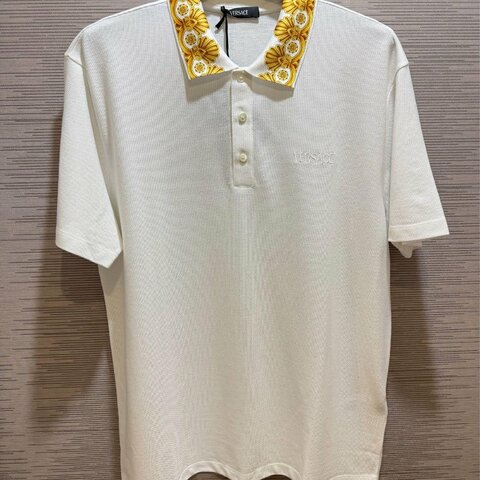 💎Han's house精品服飾💎VERSACE 凡賽斯 頂級黑牌 刺繡 巴洛克 POLO衫