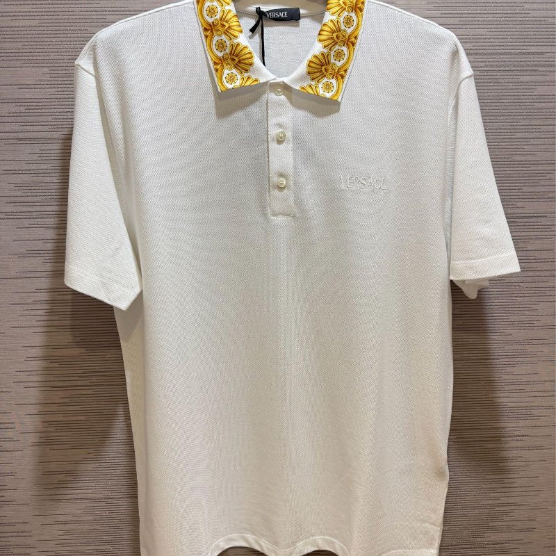 💎Han's house精品服飾💎VERSACE 凡賽斯 頂級黑牌 刺繡 巴洛克 POLO衫-0