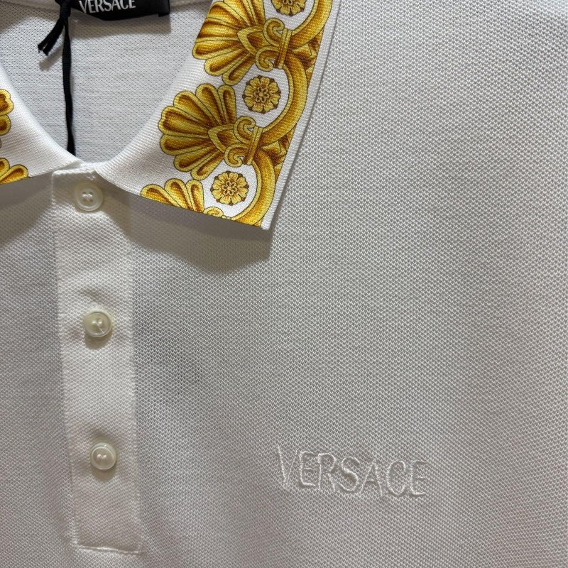 💎Han's house精品服飾💎VERSACE 凡賽斯 頂級黑牌 刺繡 巴洛克 POLO衫-3