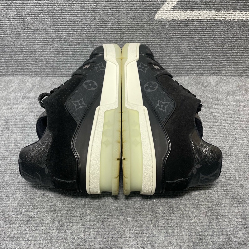 Louis Vuitton路易威登 黑灰老花trainer板鞋42碼🧡-4
