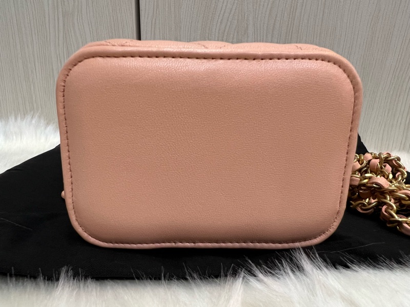 Chanel 粉色 小金球 調節釦 方盒子（全新收藏品）-3