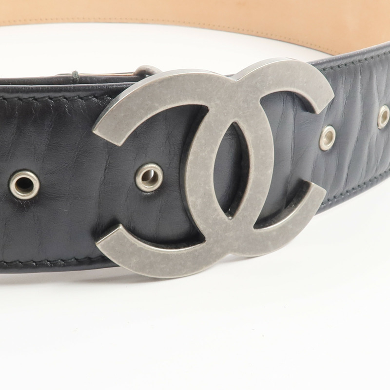 CHANEL 牛皮皮革Belt皮帶-3