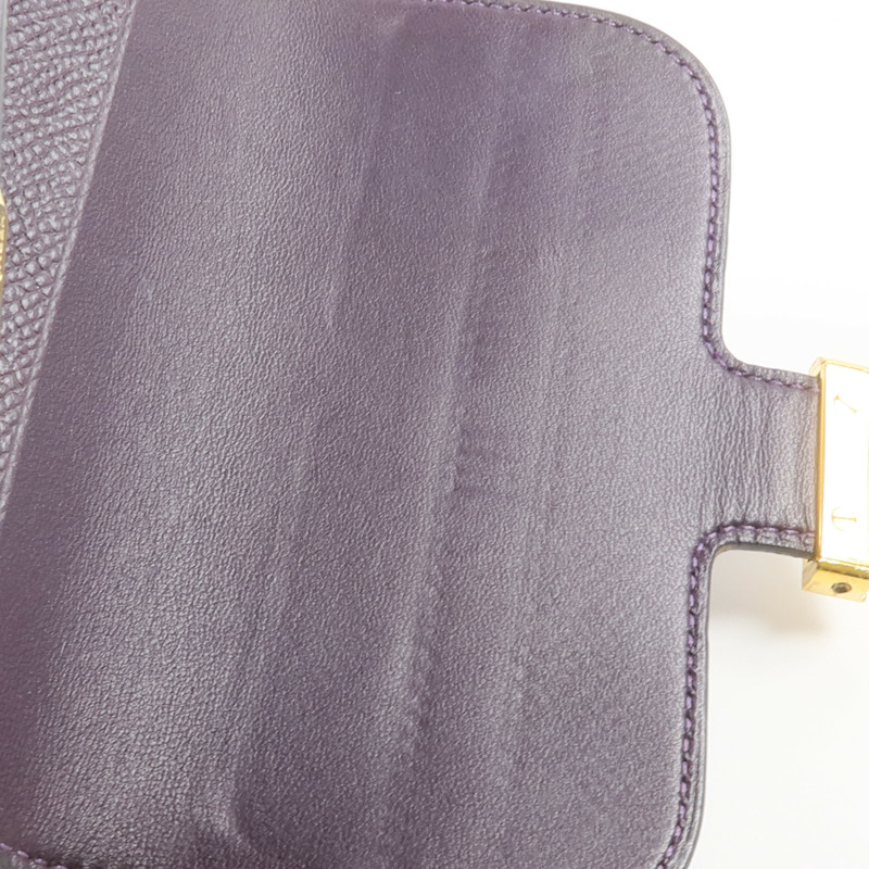 HERMES Epsom皮革Constance Wallet錢包Raisin-17