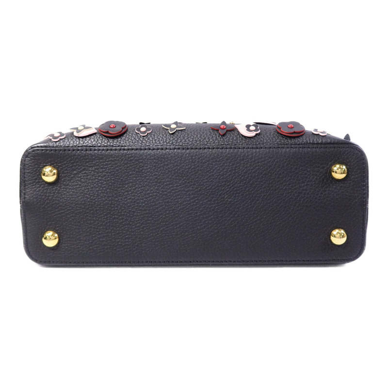 LOUIS VUITTON Taurillon Capucines MM手挽肩背兩用袋-3