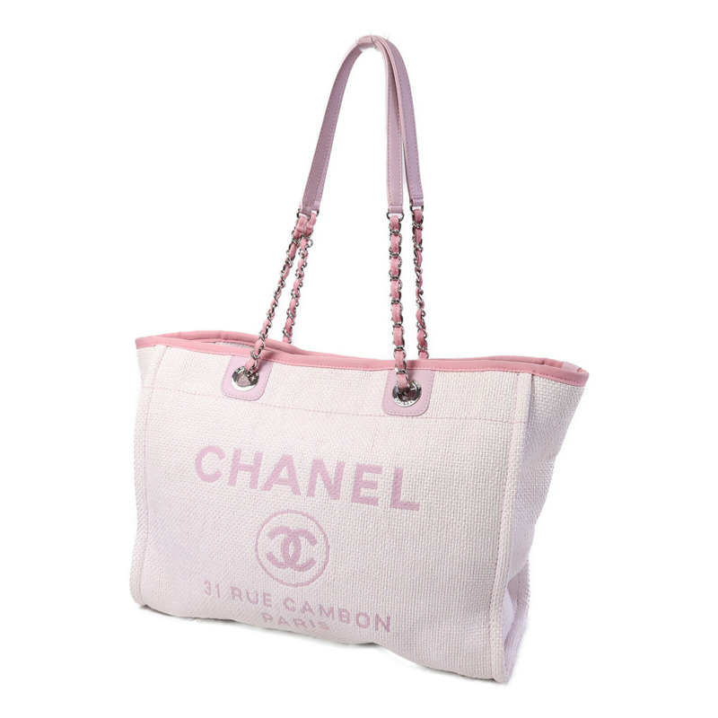 CHANEL 帆布Deaville Medium Tote手挽袋-2