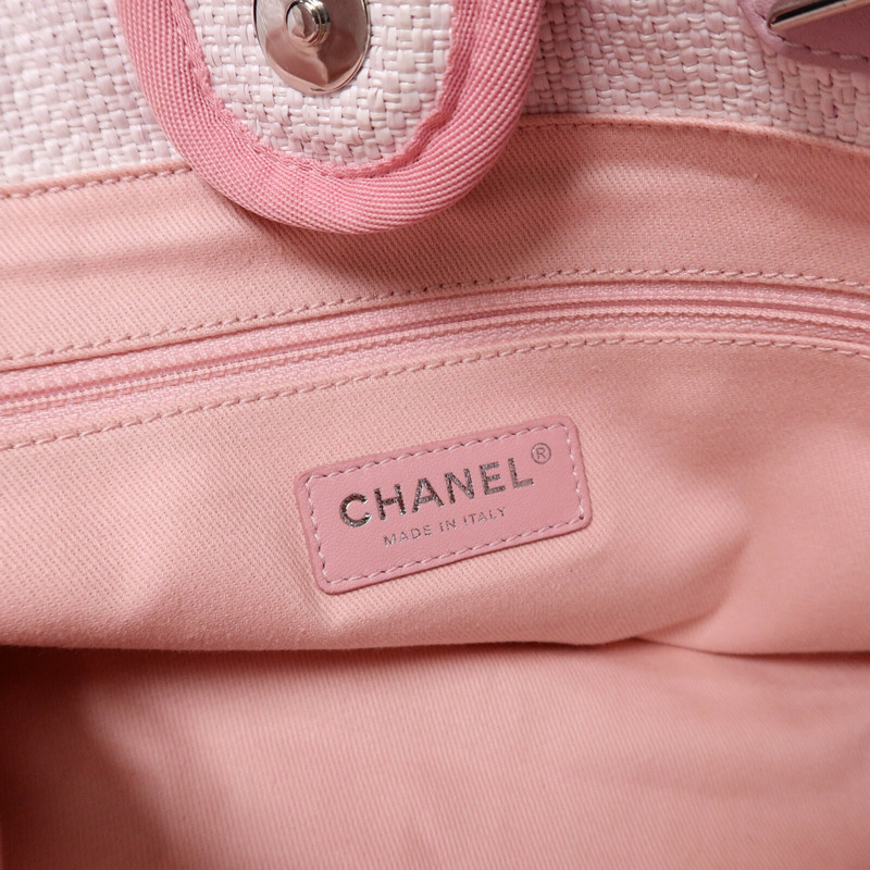 CHANEL 帆布Deaville Medium Tote手挽袋-5