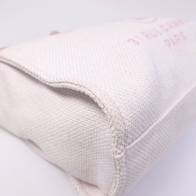 CHANEL 帆布Deaville Medium Tote手挽袋-11