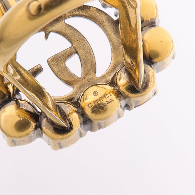 GUCCI 金屬GG Marmont Ring戒指-5
