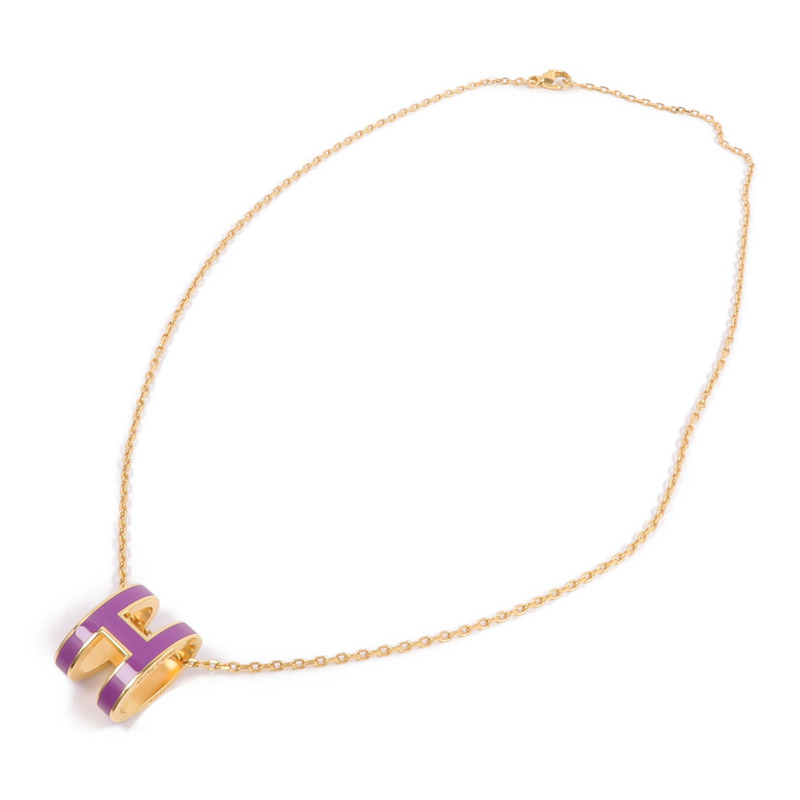 HERMES 金屬Pop H Necklace項鍊-3