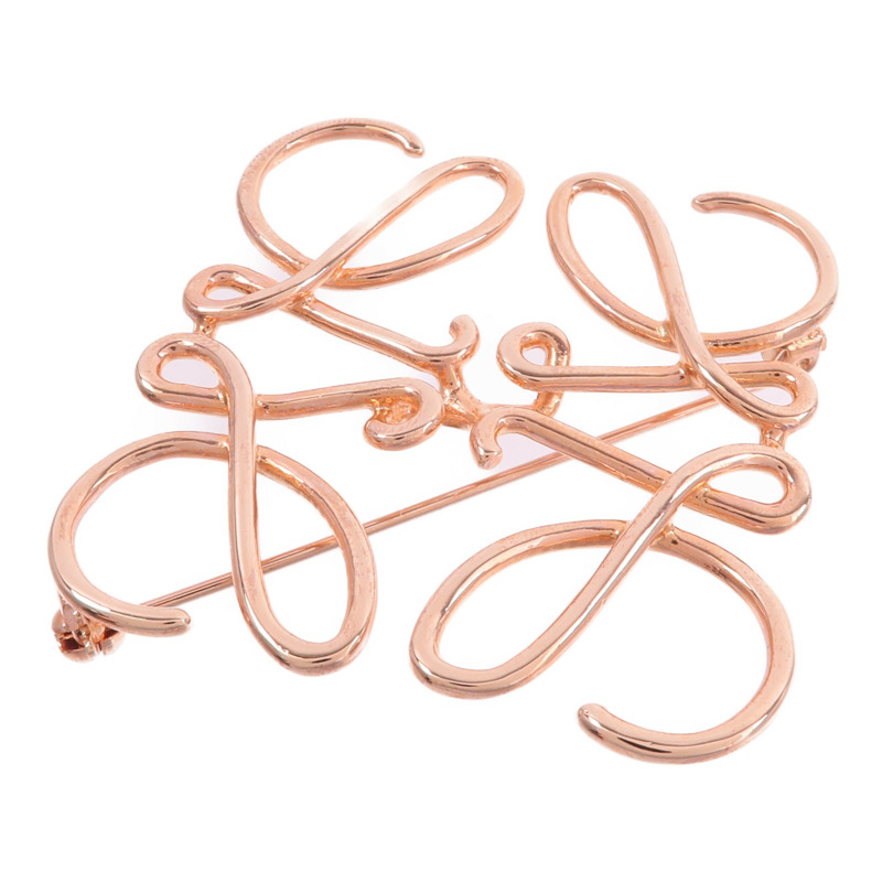 LOEWE 金屬Anagram Brooch胸針-3