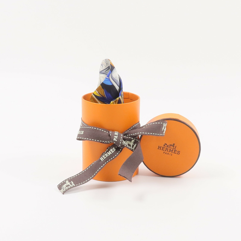 HERMES 絲質Twilly絲巾-8