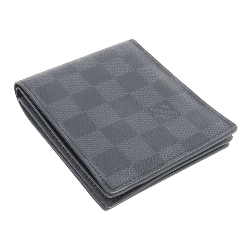 LOUIS VUITTON Damier Graphite Amerigo Wallet錢包-4
