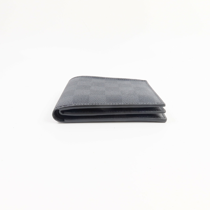 LOUIS VUITTON Damier Graphite Amerigo Wallet錢包-5