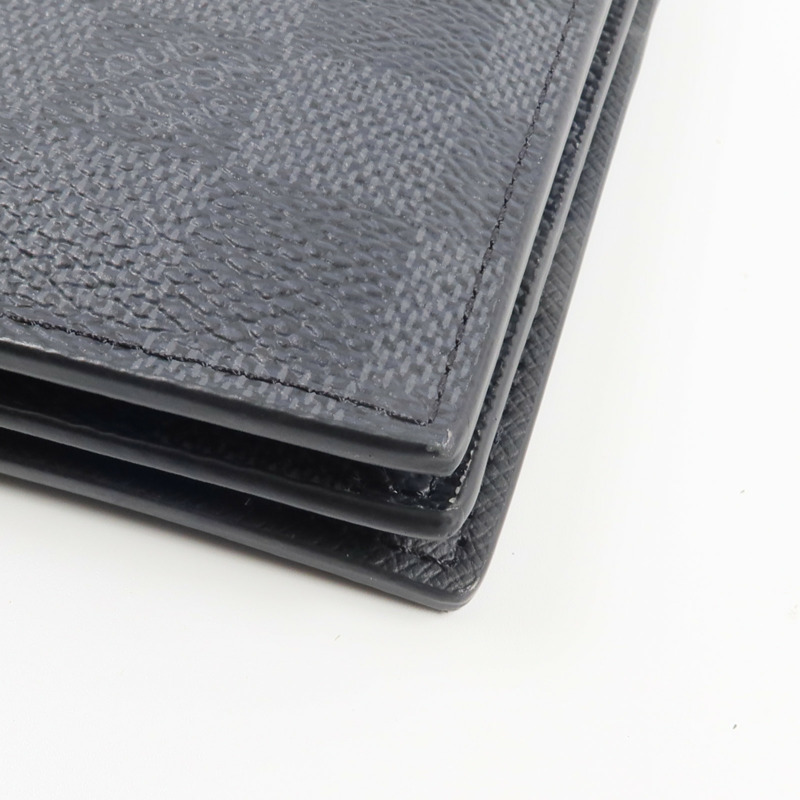 LOUIS VUITTON Damier Graphite Amerigo Wallet錢包-9