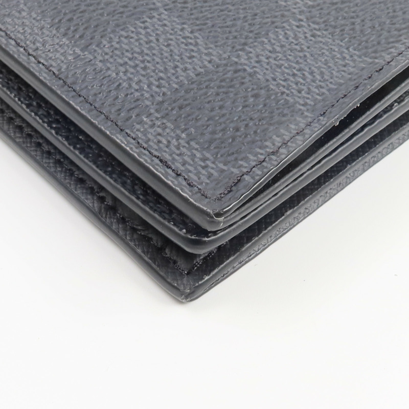 LOUIS VUITTON Damier Graphite Amerigo Wallet錢包-11