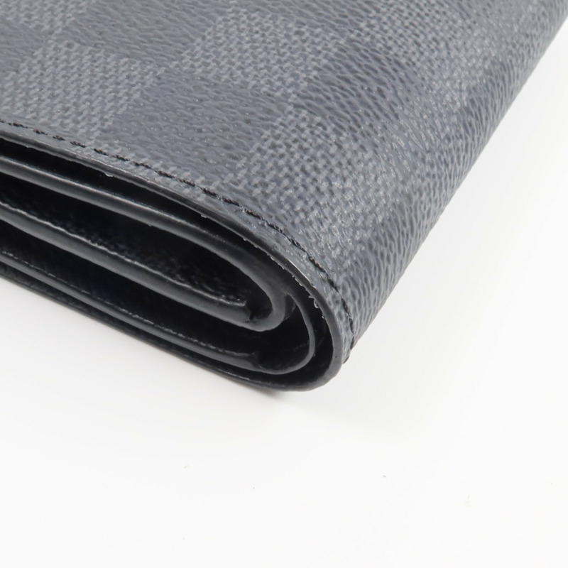 LOUIS VUITTON Damier Graphite Amerigo Wallet錢包-12
