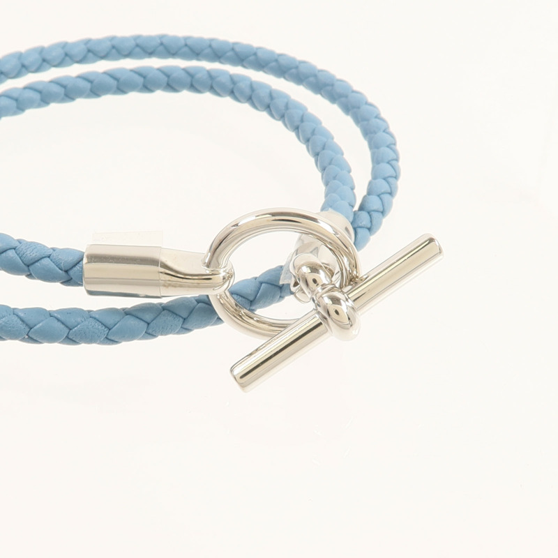 HERMES Swift皮革Glenan Double Tour Bracelet手帶-4