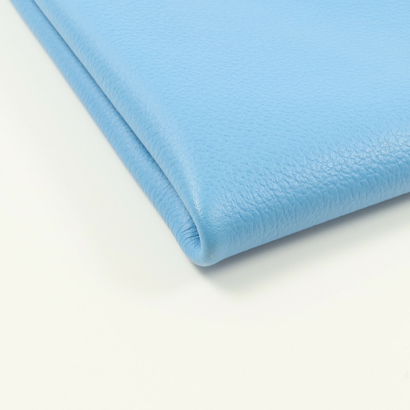 HERMES Evercolor皮革Atout 20 Pouch手拿包Bleu du Nord/Braise-11
