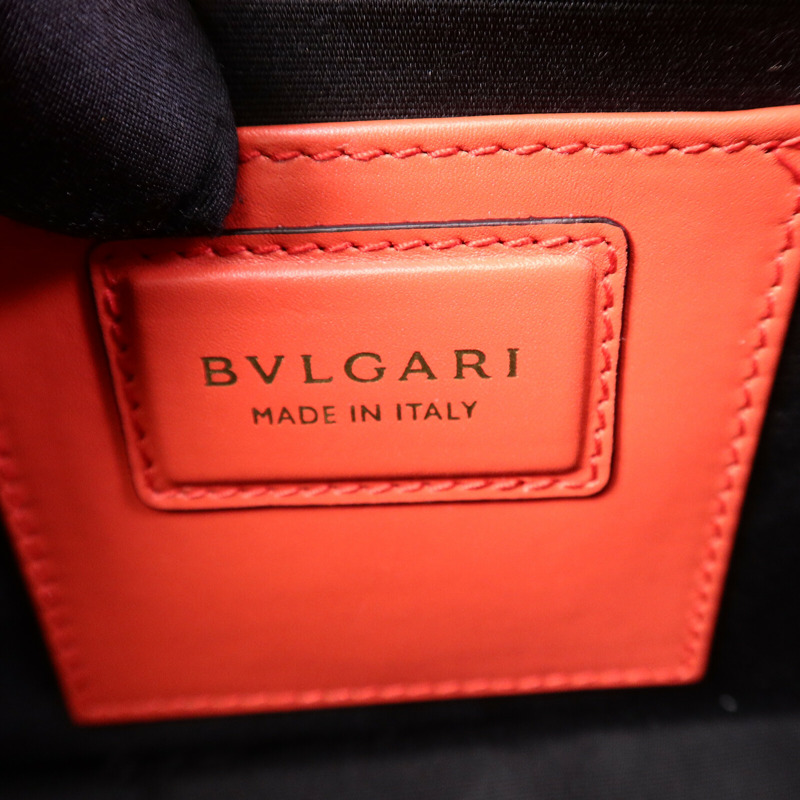 BVLGARI 牛皮皮革Serpenti Forever East West肩背袋-5