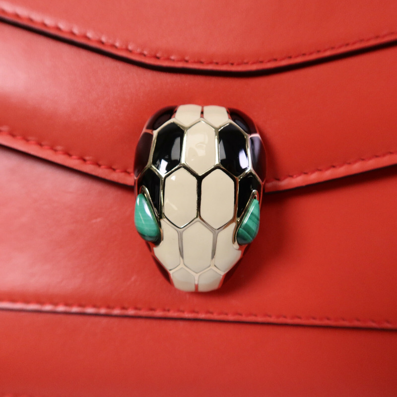 BVLGARI 牛皮皮革Serpenti Forever East West肩背袋-6