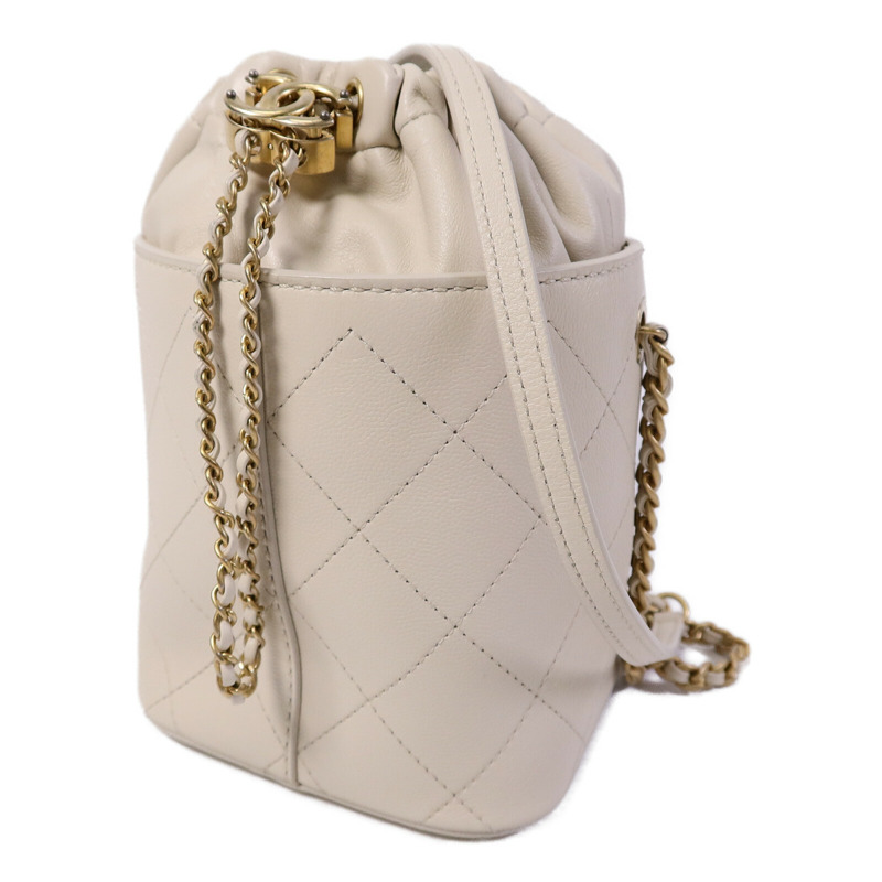 CHANEL 羊皮皮革Bucket Bag肩背袋-2