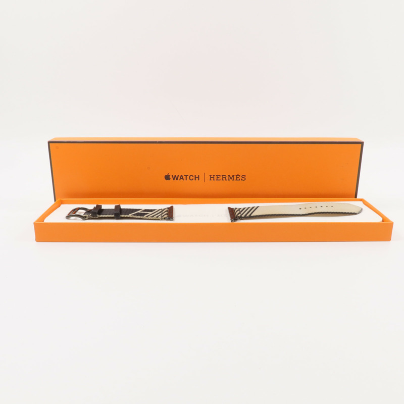 HERMES Toile H Apple Watch Strap錶帶-8