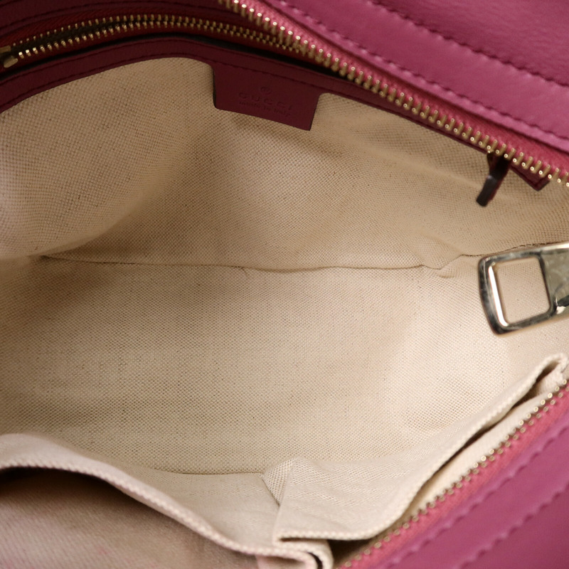 GUCCI 牛皮皮革2 Way Shoulder Bag手挽肩背兩用袋-4