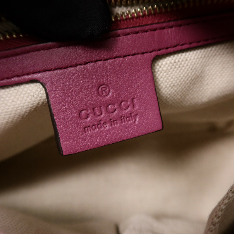 GUCCI 牛皮皮革2 Way Shoulder Bag手挽肩背兩用袋-5