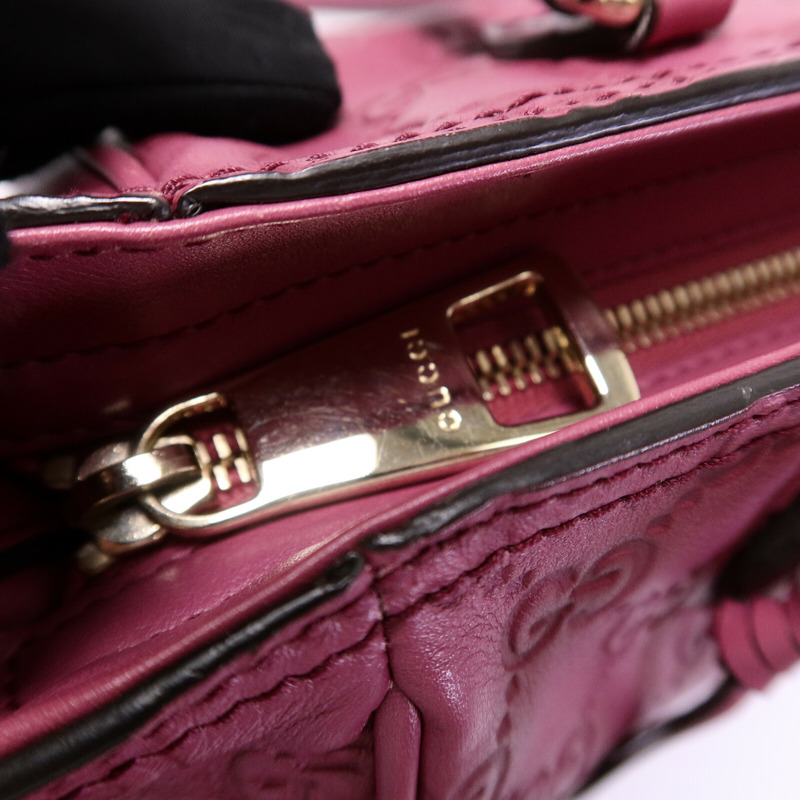 GUCCI 牛皮皮革2 Way Shoulder Bag手挽肩背兩用袋-7