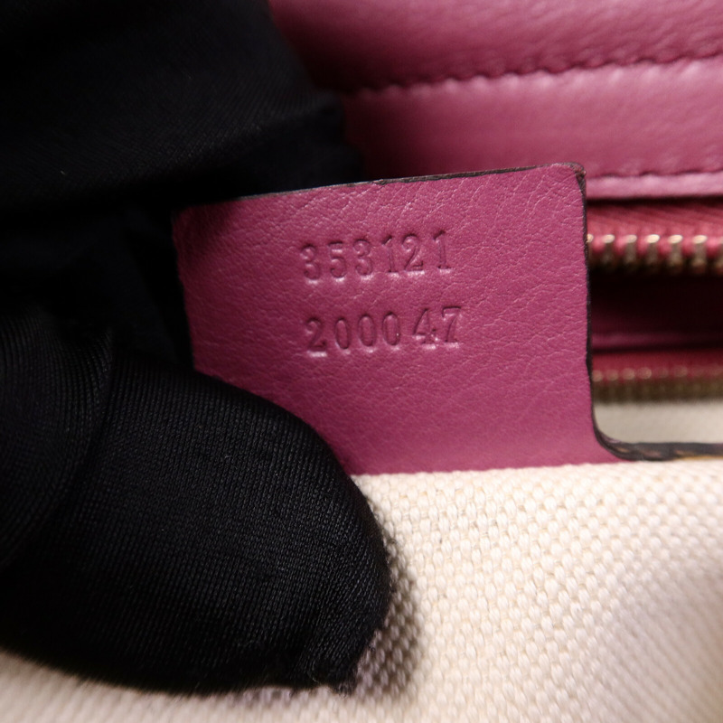 GUCCI 牛皮皮革2 Way Shoulder Bag手挽肩背兩用袋-8