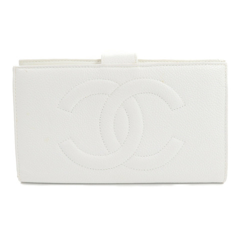 CHANEL 牛皮皮革Vintage CC Timeless Wallet長錢包