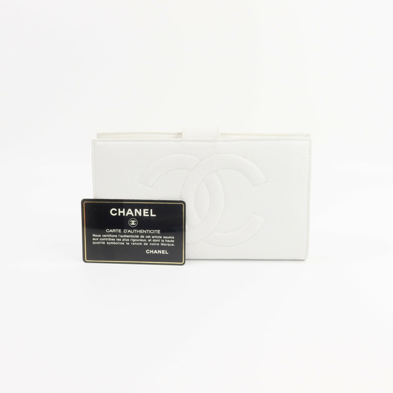 CHANEL 牛皮皮革Vintage CC Timeless Wallet長錢包-11