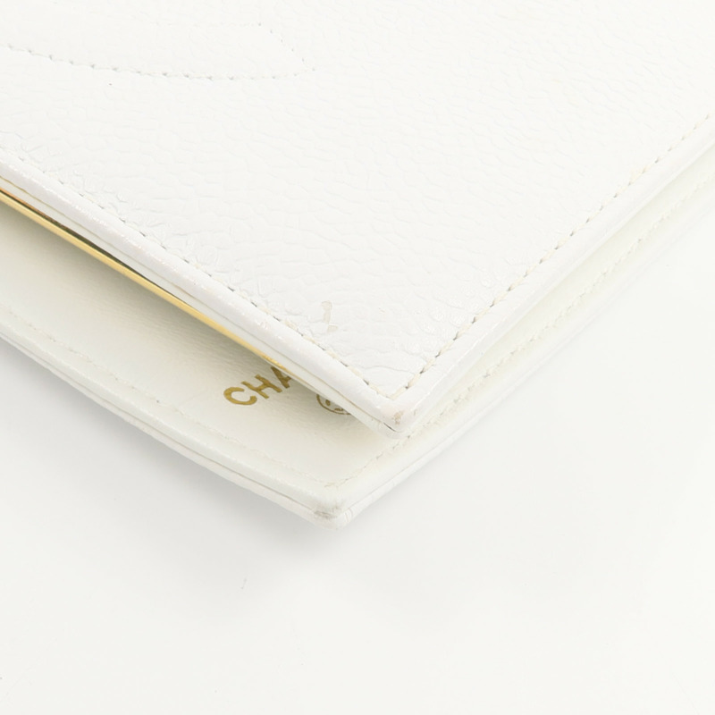 CHANEL 牛皮皮革Vintage CC Timeless Wallet長錢包-15