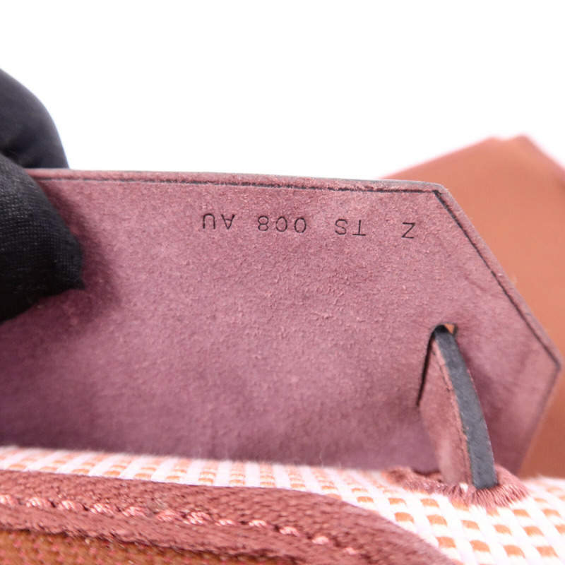 HERMES 帆布Herbag 31手挽肩背兩用袋Rouge Sellier-7