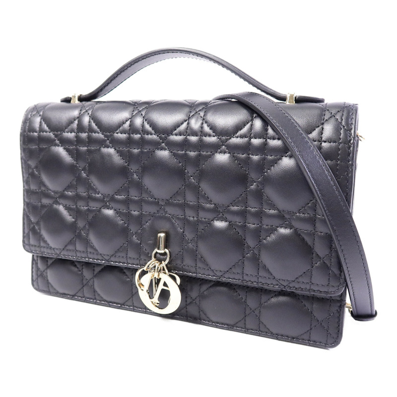 Dior 羊皮皮革My Dior Top Handle手挽肩背兩用袋-2