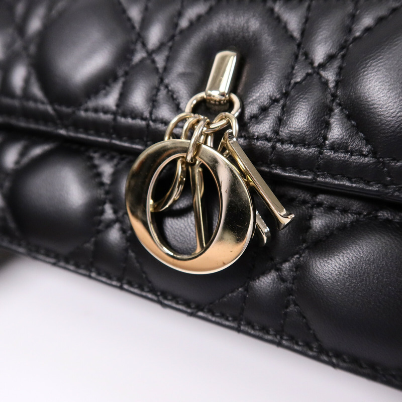 Dior 羊皮皮革My Dior Top Handle手挽肩背兩用袋-6