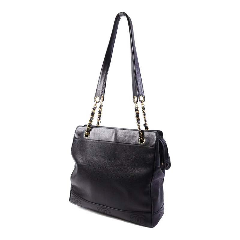 CHANEL 牛皮皮革Vintage Tote Bag肩背袋-2
