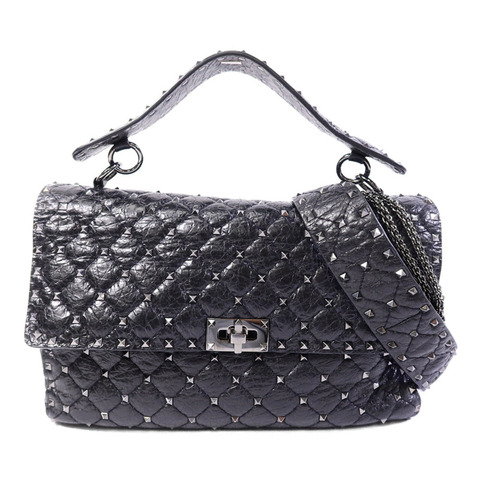 Valentino 牛皮皮革2 Way Shoulder Bag手挽肩背兩用袋