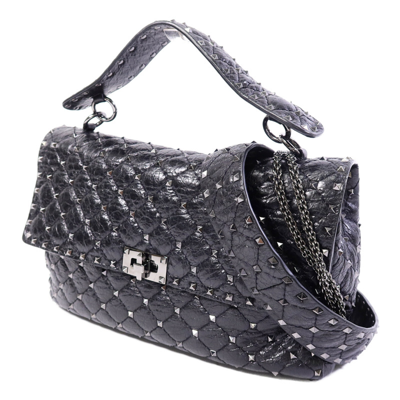 Valentino 牛皮皮革2 Way Shoulder Bag手挽肩背兩用袋-2