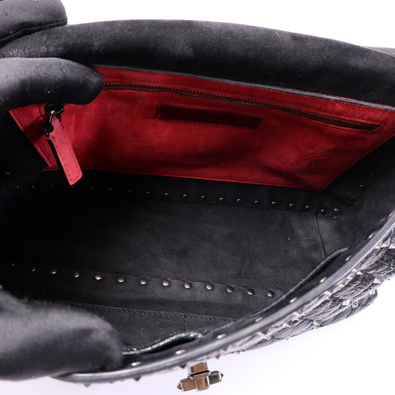 Valentino 牛皮皮革2 Way Shoulder Bag手挽肩背兩用袋-4