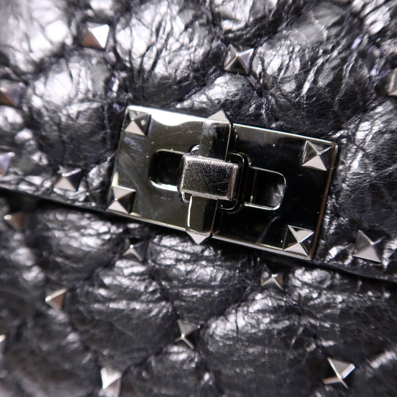 Valentino 牛皮皮革2 Way Shoulder Bag手挽肩背兩用袋-6