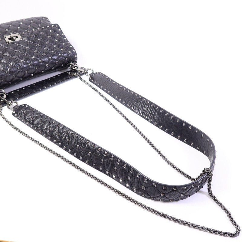 Valentino 牛皮皮革2 Way Shoulder Bag手挽肩背兩用袋-8