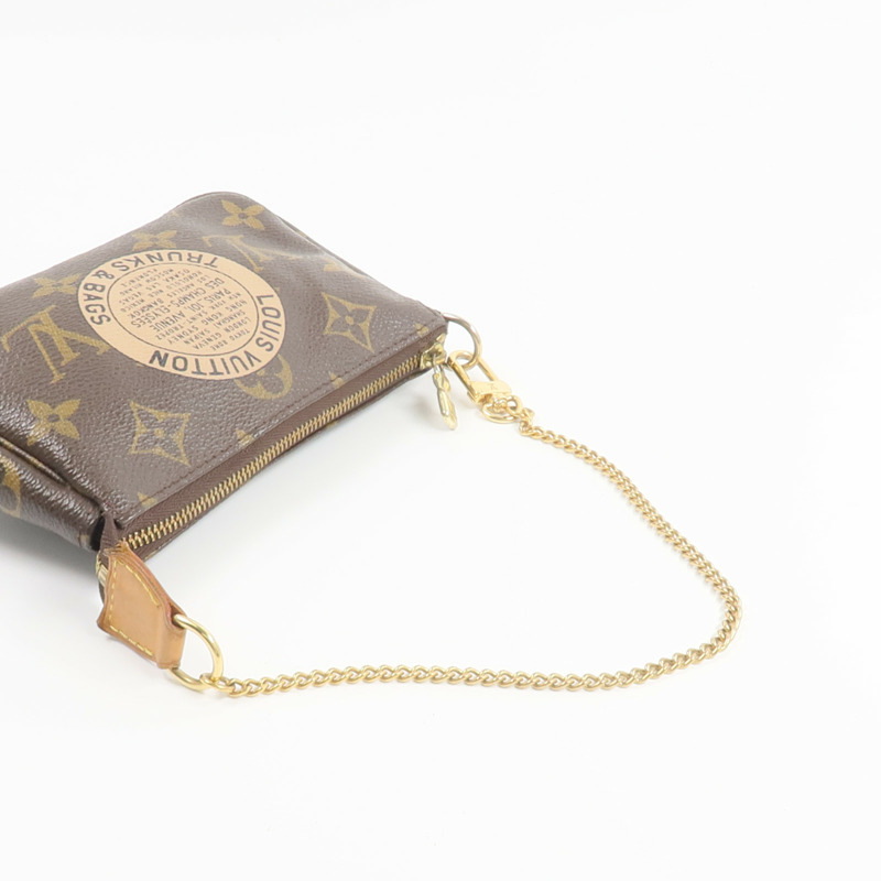 LOUIS VUITTON Monogram Mini Pochette Accessoires手挽袋-7