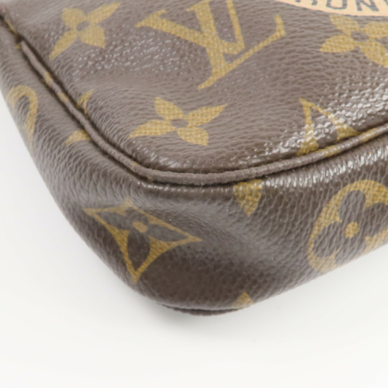 LOUIS VUITTON Monogram Mini Pochette Accessoires手挽袋-11