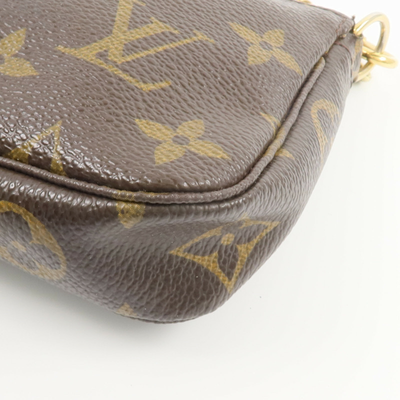 LOUIS VUITTON Monogram Mini Pochette Accessoires手挽袋-12