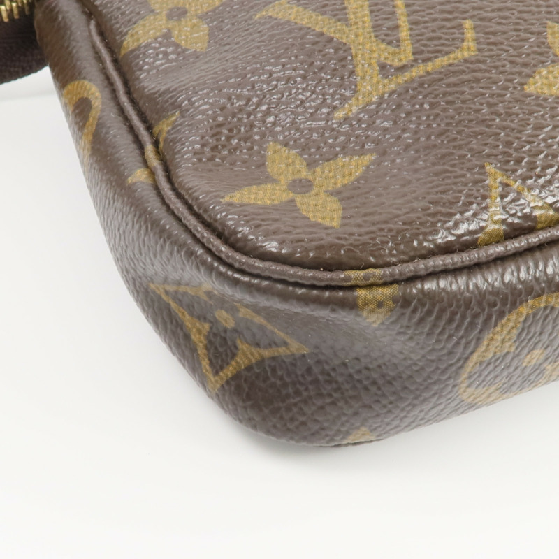 LOUIS VUITTON Monogram Mini Pochette Accessoires手挽袋-13