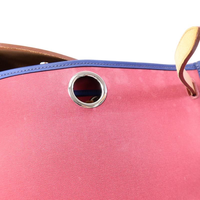 HERMES 帆布Herbag PM手挽肩背兩用袋Rubis/Bleu Saphir-16