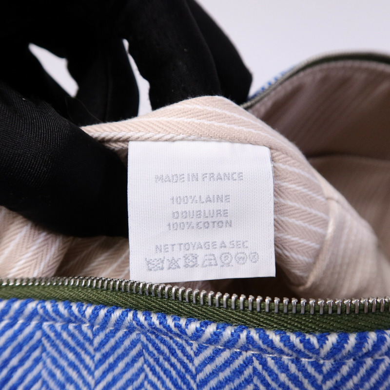 HERMES 帆布Animaux Blocks Case手挽袋-5