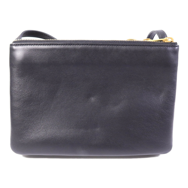 CELINE 牛皮皮革Trio肩背袋-1